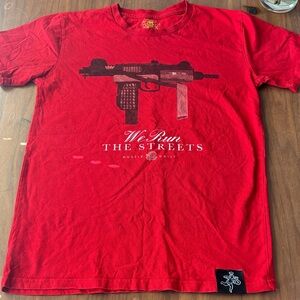 Red Graphic T-Shirt for Men